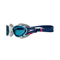 Blue-White - Side - Speedo Unisex Adult 2.0 Biofuse Swimming Goggles