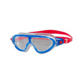 Red-Clear - Front - Speedo Childrens-Kids Rift Biofuse Swimming Goggles