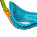 Blue-Green - Side - Speedo Childrens-Kids Biofuse Swimming Goggles