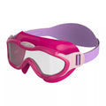 Pink-Purple - Front - Speedo Childrens-Kids Biofuse Swimming Goggles