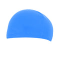 Blue - Side - Speedo Childrens-Kids Polyester Swim Cap