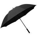 Black - Front - Masters Pongee Golf Umbrella