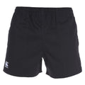 Black - Front - Canterbury Mens Professional Cotton Rugby Shorts