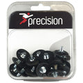 Black-Silver - Front - Precision County Studs (Pack of 20)