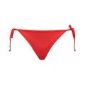 Red - Front - Puma Womens-Ladies Side Tie Bikini Bottoms