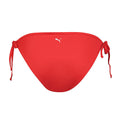Red - Back - Puma Womens-Ladies Side Tie Bikini Bottoms