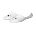 White - Front - Puma Unisex Adult Liner Socks (Pack of 2)
