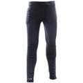 Black-Silver - Front - Precision Unisex Adult Goalkeeper Thermal Base Layers