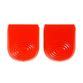 Red - Front - Sorbothane Heel Pads