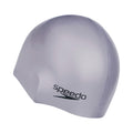 Silver - Back - Speedo Unisex Adult 3D Silicone Swim Cap