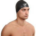 Black - Lifestyle - Speedo Unisex Adult 3D Silicone Swim Cap