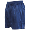 Navy - Front - Precision Unisex Adult Continental Striped Football Shorts