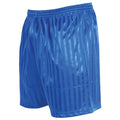 Royal Blue - Front - Precision Unisex Adult Continental Striped Football Shorts