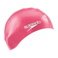 Pink - Side - Speedo Unisex Adult Long Hair Silicone Swim Cap