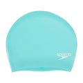 Green - Front - Speedo Unisex Adult Long Hair Silicone Swim Cap