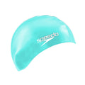 Green - Side - Speedo Unisex Adult Long Hair Silicone Swim Cap