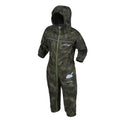 Cypress Green Camo - Lifestyle - Regatta Great Outdoors Childrens Toddlers Puddle IV Waterproof Rainsuit