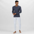 Denim Blue - Lifestyle - Regatta Thermal Underwear Long Sleeve Vest - Top