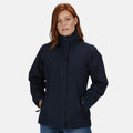 Navy - Lifestyle - Regatta Womens-Ladies Beauford Insulated Waterproof Windproof Performance Jacket