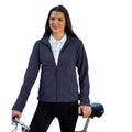 Dark Navy - Side - Regatta Womens-Ladies Full-Zip 210 Series Microfleece Jacket