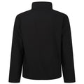 Black - Back - Regatta Reid Mens Softshell Wind Resistant Water Repellent Jacket