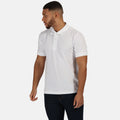 White - Back - Regatta Professional Mens Classic 65-35 Short Sleeve Polo Shirt