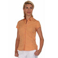 Coral Blush - Side - Regatta Great Outdoors Womens-Ladies Honshu Grid Check Short Sleeve Shirt