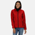 Classic Red-Black - Back - Regatta Professional Womens-Ladies Octagon II Waterproof Softshell Jacket