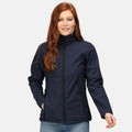 Navy-Seal Grey - Back - Regatta Professional Womens-Ladies Octagon II Waterproof Softshell Jacket