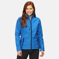 Oxford Blue-Black - Back - Regatta Professional Womens-Ladies Octagon II Waterproof Softshell Jacket