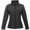Seal Grey-Black - Front - Regatta Professional Womens-Ladies Octagon II Waterproof Softshell Jacket