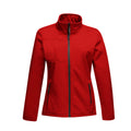 Classic Red-Black - Front - Regatta Professional Womens-Ladies Octagon II Waterproof Softshell Jacket