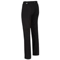 Black - Side - Regatta Great Outdoors Womens-Ladies Xert II Quick Drying Convertible Walking Trousers