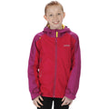 Duchess-Vivid Viola - Side - Regatta Great Outdoors Childrens-Kids Allcrest II Waterproof Jacket