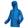 Indigo Blue - Back - Regatta Great Outdoors Childrens-Kids Pack It Jacket III Waterproof Packaway Black