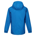 Indigo Blue - Side - Regatta Great Outdoors Childrens-Kids Pack It Jacket III Waterproof Packaway Black