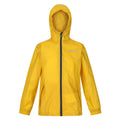 Yellow - Front - Regatta Great Outdoors Childrens-Kids Pack It Jacket III Waterproof Packaway Black