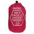 Cabaret - Pack Shot - Regatta Great Outdoors Childrens-Kids Pack It Jacket III Waterproof Packaway Black