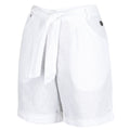 White - Pack Shot - Regatta Womens-Ladies Samarah Shorts