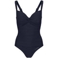 Navy - Front - Regatta Womens-Ladies Sakari Swimming Costume