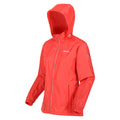 Neon Peach - Side - Regatta Womens-Ladies Corinne IV Waterproof Jacket