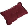 Burgundy - Front - Regatta Soft Touch Inflatable Pillow With Storage Bag