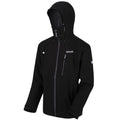 Black-Magnet - Back - Regatta Mens Birchdale Waterproof Hooded Jacket