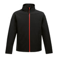 Black-Classic Red - Front - Regatta Mens Ablaze Printable Softshell Jacket