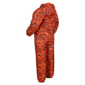 Blaze Orange - Lifestyle - Regatta Childrens-Kids Printed Splat II Hooded Rainsuit