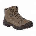 Pale Brown-Umbra Grey - Front - Regatta Womens-Ladies Burrell II Hiking Boots