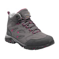 Steel-Vivacious - Front - Regatta Womens-Ladies Holcombe IEP Mid Hiking Boots