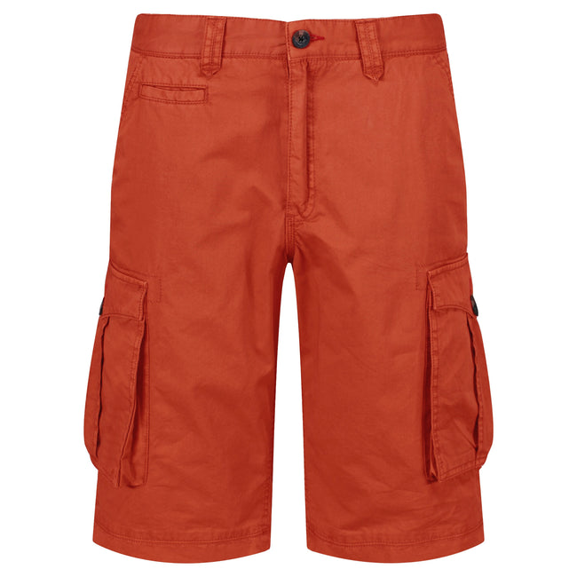 Ginger - Front - Regatta Mens Shorebay Vintage Cargo Shorts