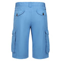 Lake Blue - Back - Regatta Mens Shorebay Vintage Cargo Shorts