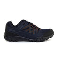 Navy-Burnt Umber - Front - Regatta Mens Edgepoint III Low Rise Hiking Shoes